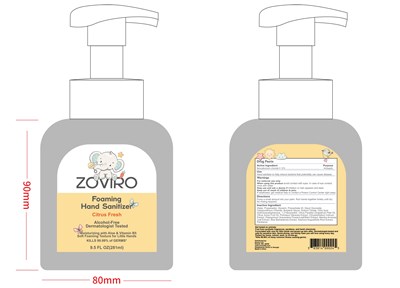 LABEL - Zoviro foaming label